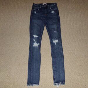 AGOLDE DISTRESSED SKINNY JEANS SZ 24